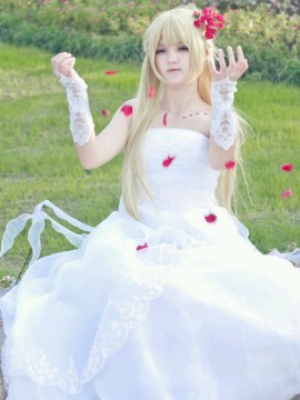 《刀剑神域》亚丝娜花嫁COSPLAY_★ 刀剑神域 ★ 婚纱ver (51)