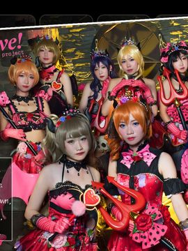 《Love Live！》缪丝小恶魔觉醒全员 C O S P L A Y_《Evil hide》－小恶魔觉醒全员 (9)