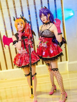 《Love Live！》缪丝小恶魔觉醒全员 C O S P L A Y_蒙漫场拍 (2)