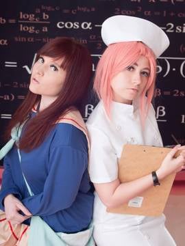 FLCL - haruhara x samejima cosplay by Usatame and Foxy_012