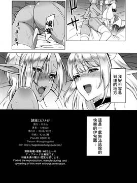 [无毒汉化组] (C91) [H.B.A (うさぎなごむ)] 隷属エルフメイド + C91会場限定本_026