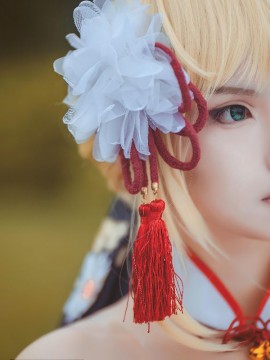 《Fate Grand Order》月刊特典saber  C O S P L A Y_COS 仙鹤—阿尔托莉雅·潘德拉贡 (4)