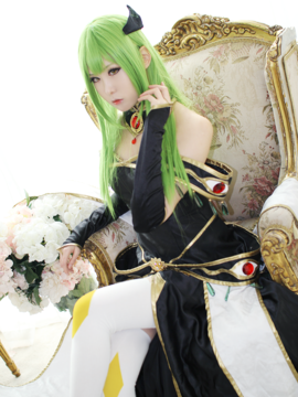 《CODE GEASS》C.C ED插画皇后装 C O S P L A Y_0004