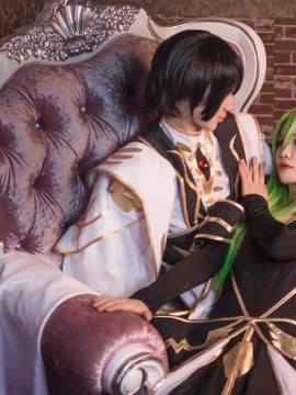 《CODE GEASS》C.C ED插画皇后装 C O S P L A Y_#コードギアス 反逆のルルーシュ# (17)