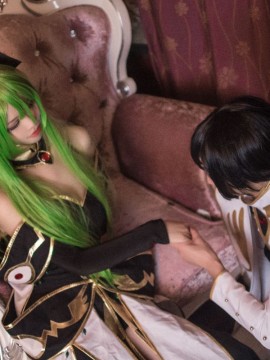 《CODE GEASS》C.C ED插画皇后装 C O S P L A Y_#コードギアス 反逆のルルーシュ# (19)