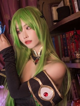 《CODE GEASS》C.C ED插画皇后装 C O S P L A Y_#コードギアス 反逆のルルーシュ# (24)