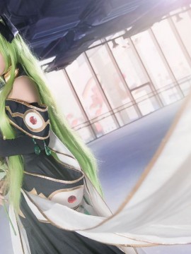 《CODE GEASS》C.C ED插画皇后装 C O S P L A Y_反叛的鲁路修c.c皇后装 (7)