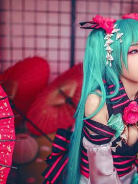 螺旋猫异国歌姬版“初音未来”COS_0069