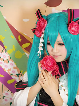 螺旋猫异国歌姬版“初音未来”COS_0108