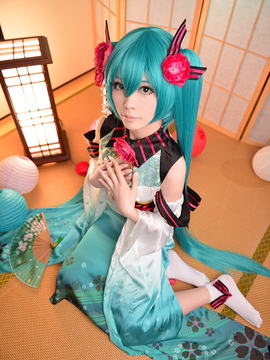 螺旋猫异国歌姬版“初音未来”COS_0197