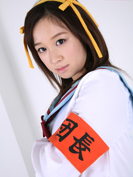 [Cosdoki]  Suzumiya Haruhi cosplay by Riana Abe_014