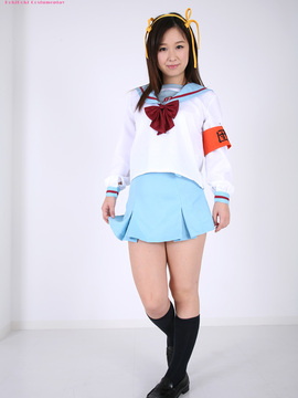 [Cosdoki]  Suzumiya Haruhi cosplay by Riana Abe_005