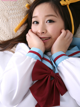 [Cosdoki]  Suzumiya Haruhi cosplay by Riana Abe_038