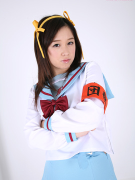 [Cosdoki]  Suzumiya Haruhi cosplay by Riana Abe_012