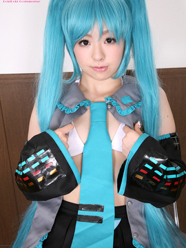 [Cosdoki] Vocaloid - Hatsune Miku cosplay by Asuka Honoka_035