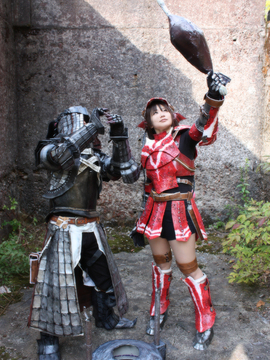 [生チョコ] monster hunter cosplay ROM_091