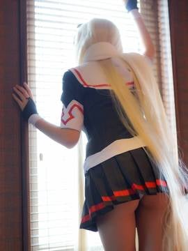 Kantai collection - Yuudachi cosplay (UNCENSORED)_008