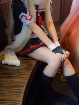 Kantai collection - Yuudachi cosplay (UNCENSORED)_004