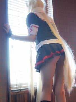 Kantai collection - Yuudachi cosplay (UNCENSORED)_007