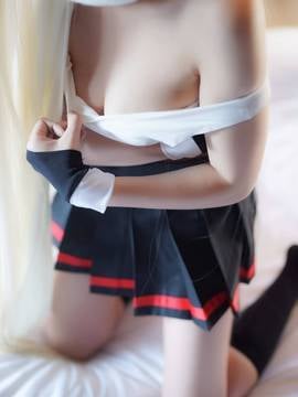 Kantai collection - Yuudachi cosplay (UNCENSORED)_042