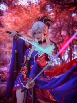 《Fate Grand Order》宫本武藏 一破 C O S P L A Y_宫本武藏-英霊剣豪七番勝負 (11)