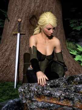 [Hibbli3D] Knight Elayne - Dark Eyes in the Forest + Secrets of the Tavern_A004