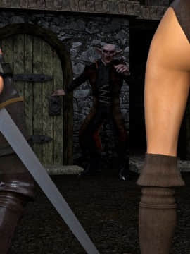 [Hibbli3D] Thief Ezri - Don't Get Caught Again + Knight Elayne - Game of Mischief_B006