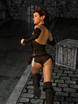 [Hibbli3D] Thief Ezri - Don't Get Caught Again + Knight Elayne - Game of Mischief_A006