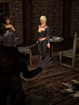 [Hibbli3D] Thief Ezri - Don't Get Caught Again + Knight Elayne - Game of Mischief_B007