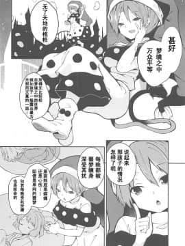 [靴下汉化组] (例大祭15) [てつのおとしご (チロリアン)] ドレミーさんとぼくの逃走夢 (東方Project)_04