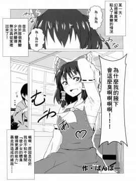 [臭鼬娘漢化組 x 靴下汉化组] (秋季例大祭4) [汐留project (よろず)] 東方臭いフェチ合同誌 ～臭気例大祭～幽雅に臭え、乙女の臭い-Border of smell- (東方Project)_03